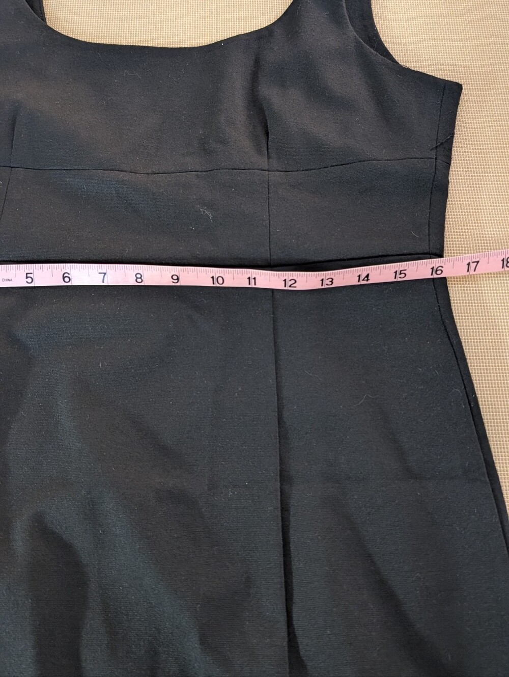 Zara Black Sleeveless Bodycon Mini Dress Size XL - Picture 9 of 9